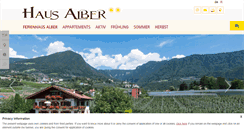 Desktop Screenshot of haus-alber.com